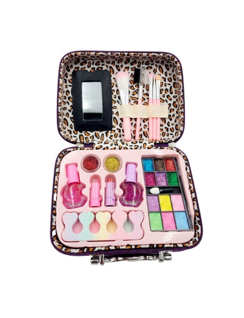 Set Maquillaje Infantil Maletín Profesional Niñas Lavable