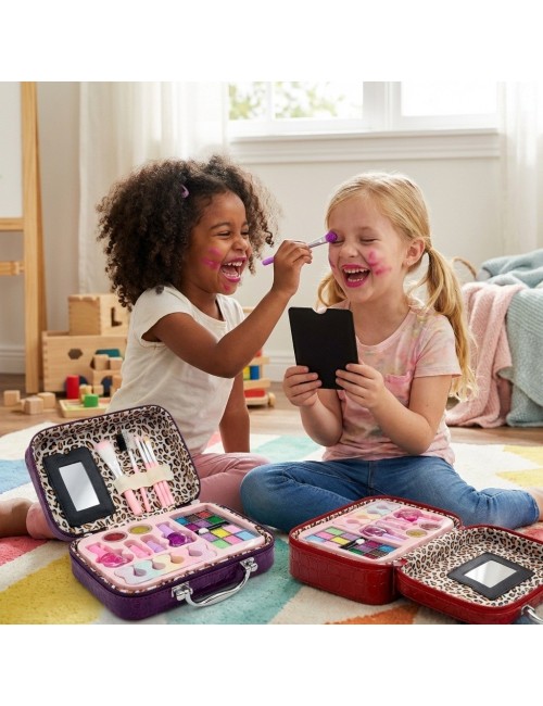 Set Maquillaje Infantil Maletín Profesional Niñas Lavable