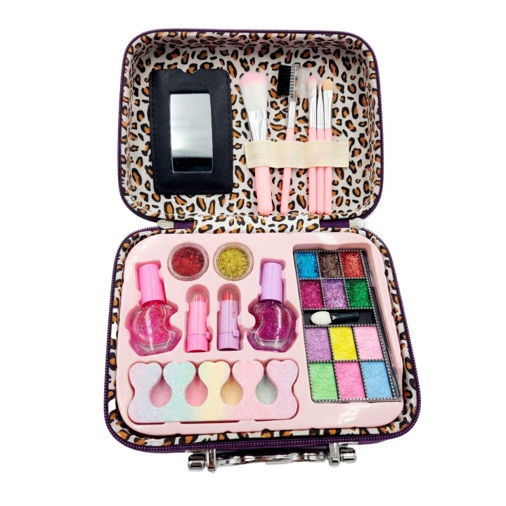 Set Maquillaje Infantil Maletín Profesional Niñas Lavable