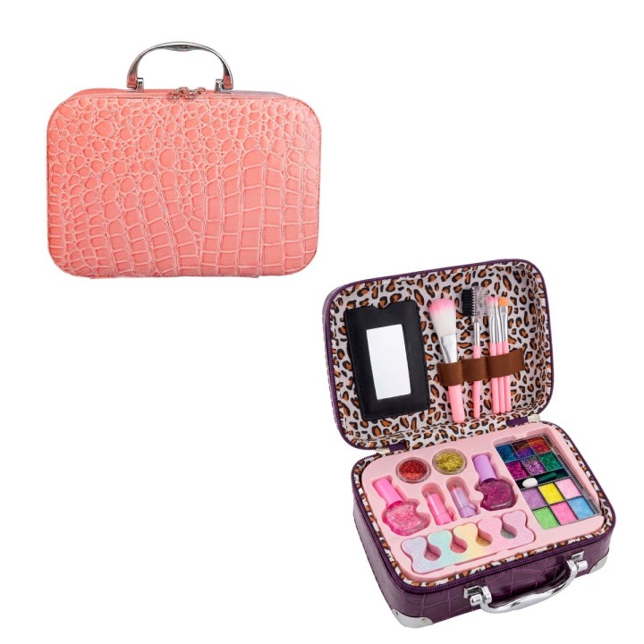 Set Maquillaje Infantil Maletín Profesional Niñas Lavable