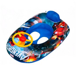 Flotador Inflable Barca Con Timón Para Niños Diseños Figuras