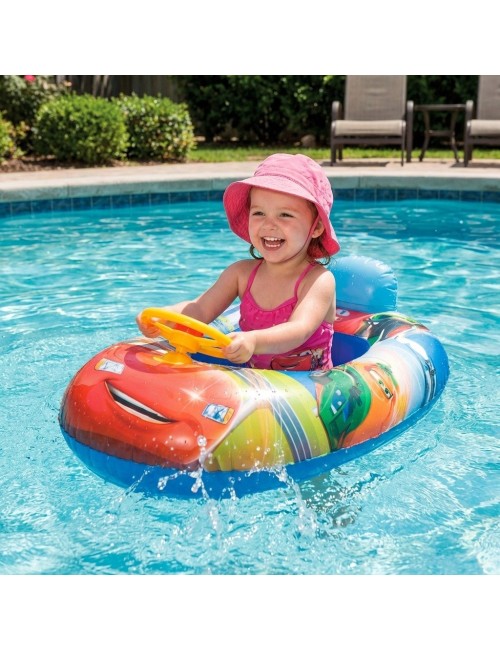 Flotador Inflable Barca Con Timón Para Niños Diseños Figuras