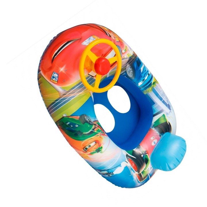 Flotador Inflable Barca Con Timón Para Niños Diseños Figuras