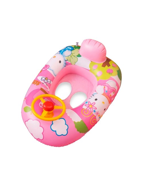 Flotador Inflable Barca Con Timón Para Niños Diseños Figuras