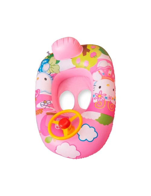 Flotador Inflable Barca Con Timón Para Niños Diseños Figuras