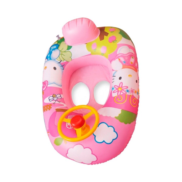 Flotador Inflable Barca Con Timón Para Niños Diseños Figuras