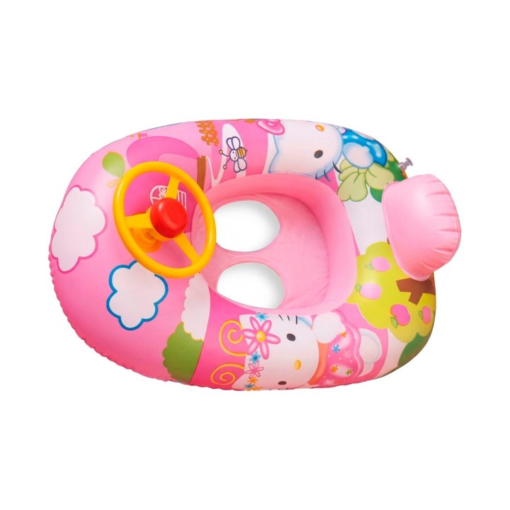Flotador Inflable Barca Con Timón Para Niños Diseños Figuras