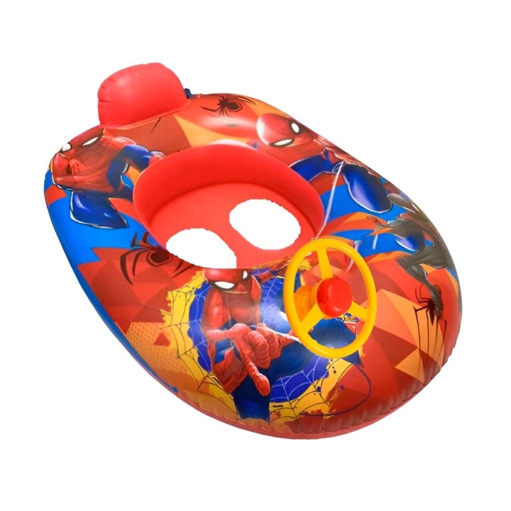 Flotador Inflable Barca Con Timón Para Niños Diseños Figuras