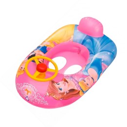 Flotador Inflable Barca Con Timón Para Niños Diseños Figuras