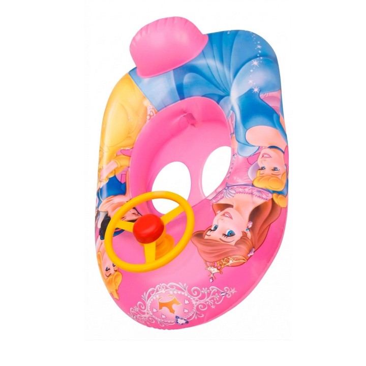 Flotador Inflable Barca Con Timón Para Niños Diseños Figuras