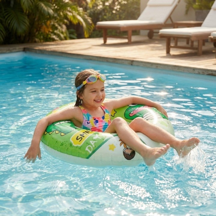 Flotador Inflable Infantil Dona Alberca Diseños Tematicos
