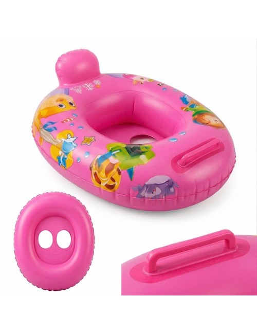Flotador Inflable Para Bebé Con Asiento Y Respaldo Seguro