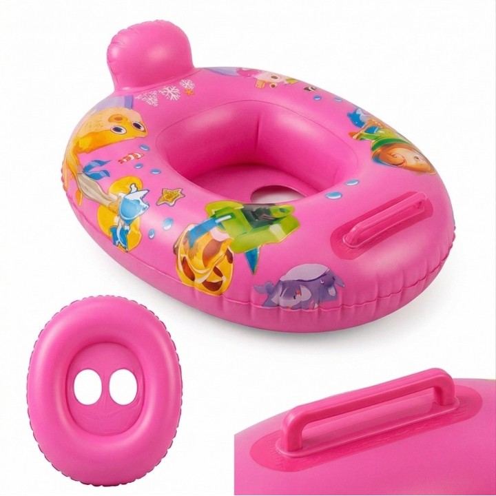 Flotador Inflable Para Bebé Con Asiento Y Respaldo Seguro