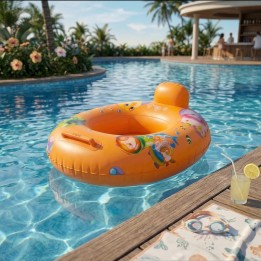 Flotador Inflable Para Bebé Con Asiento Y Respaldo Seguro