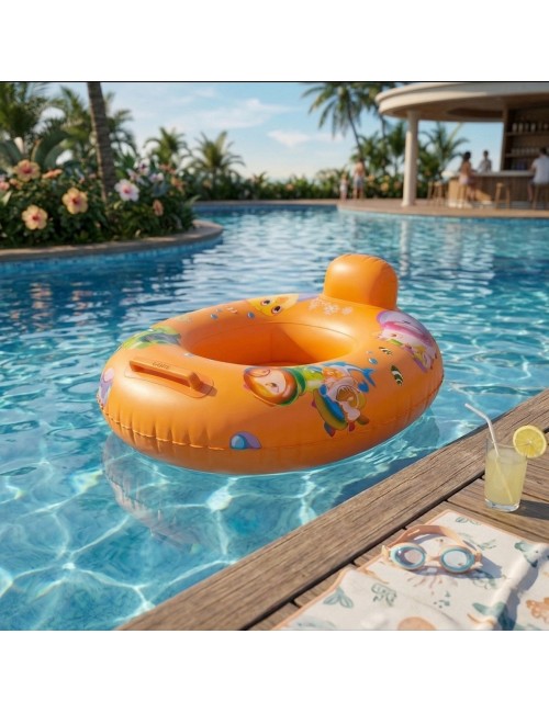 Flotador Inflable Para Bebé Con Asiento Y Respaldo Seguro