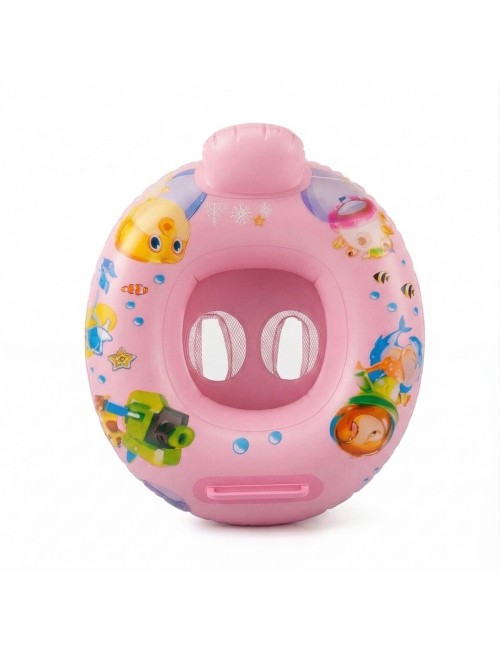 Flotador Inflable Para Bebé Con Asiento Y Respaldo Seguro