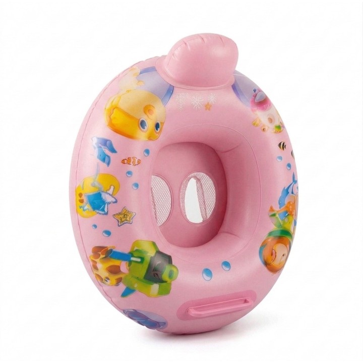 Flotador Inflable Para Bebé Con Asiento Y Respaldo Seguro