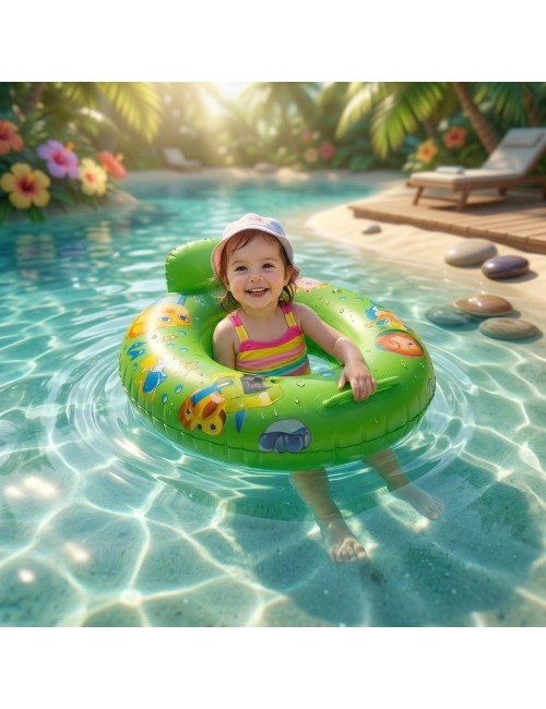 Flotador Inflable Para Bebé Con Asiento Y Respaldo Seguro