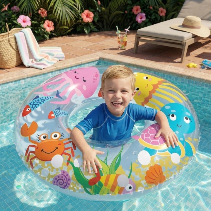 Flotador Inflable Infantil Dona Alberca Diseños Divertidos