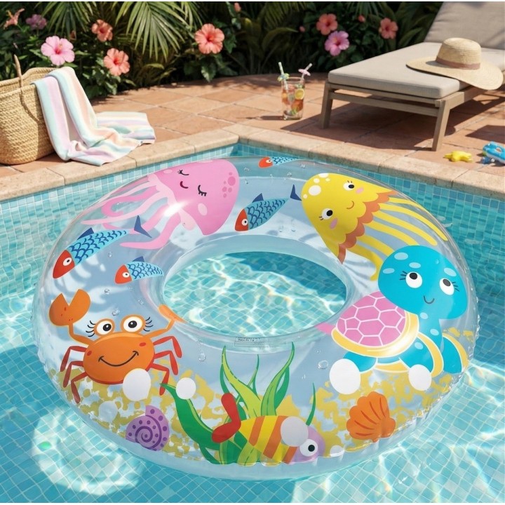 Flotador Inflable Infantil Dona Alberca Diseños Divertidos