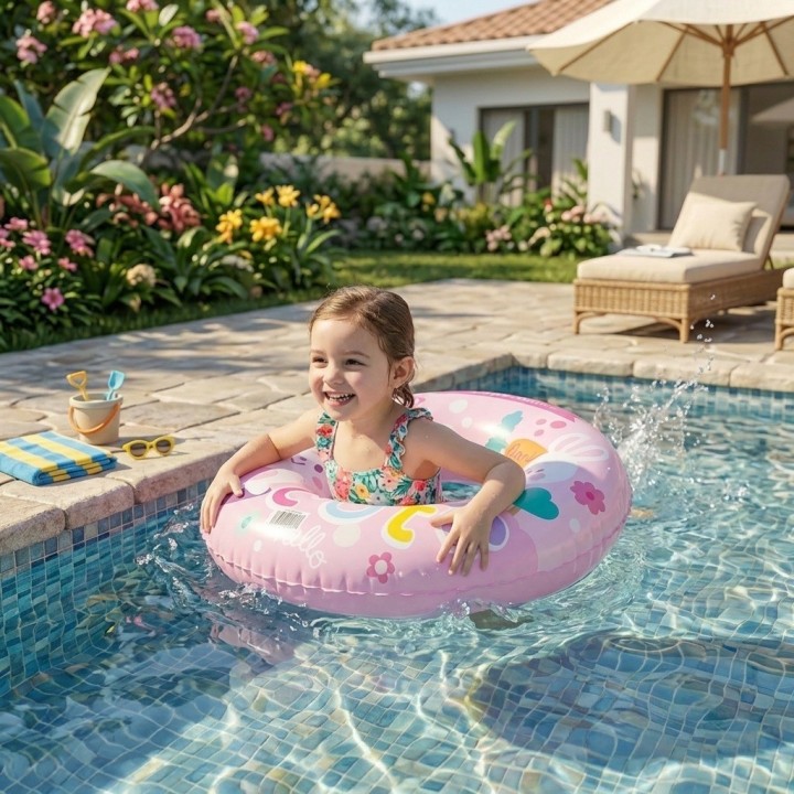 Flotador Inflable Infantil Dona Alberca Diseños Divertidos
