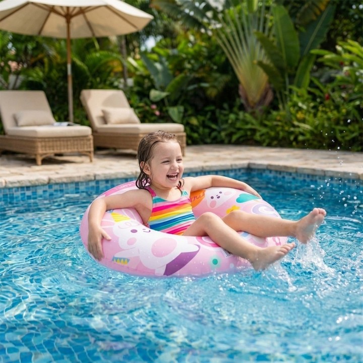 Flotador Inflable Infantil Dona Alberca Diseños Divertidos