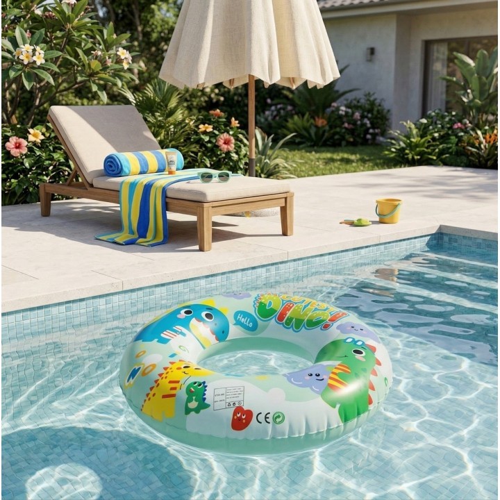Flotador Inflable Infantil Dona Alberca Diseños Divertidos