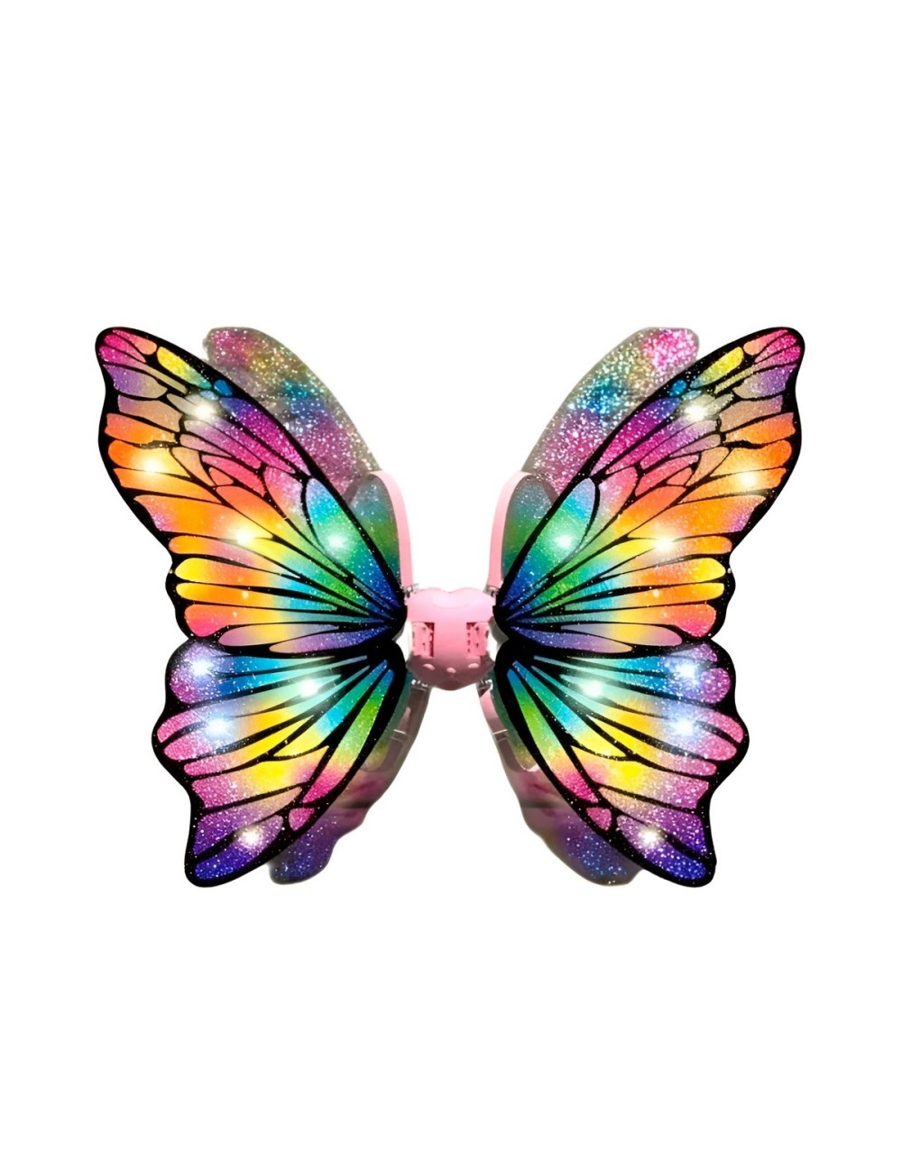 Alas De Mariposa Eléctricas Con Luz Música Y Movimiento Niña