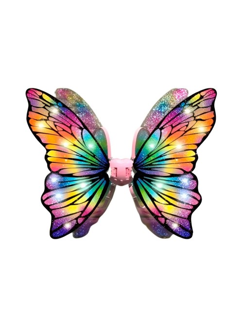 Alas De Mariposa Eléctricas Con Luz Música Y Movimiento Niña