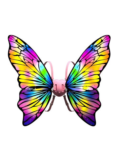 Alas De Mariposa Eléctricas Con Luz Música Y Movimiento Niña