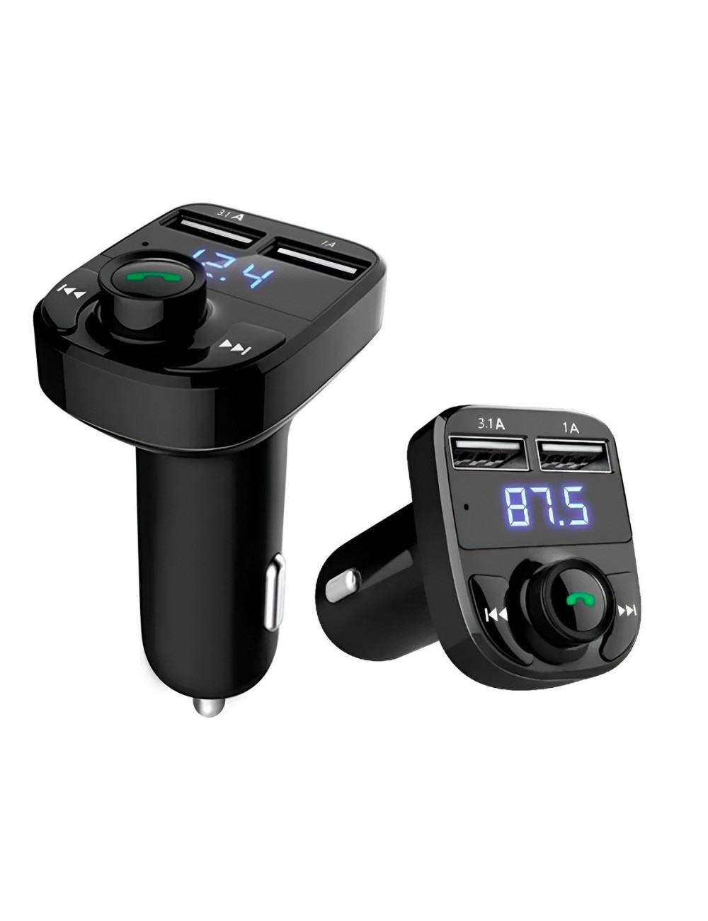 Transmisor Fm Bluetooth 5.0 Carga Rápida 3.1a Manos Libres