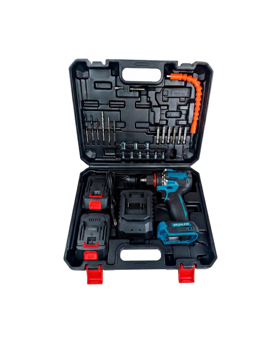 Taladro Atornillador Inalambrico Brushless Kit Profesional