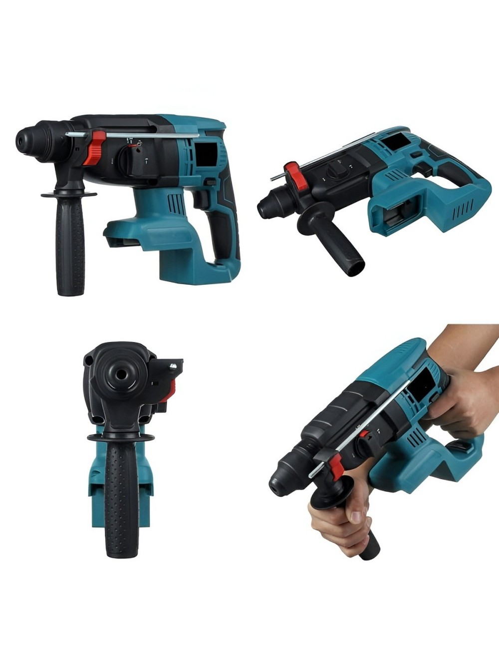 Rotomartillo Inalambrico Brushless Kit 2 Bateria Profesional