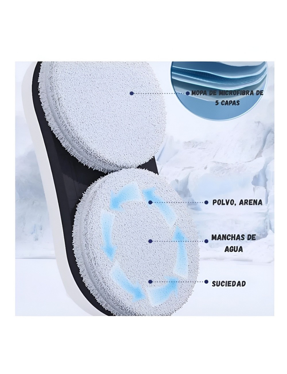 Robot Limpiavidrios Eléctrico Automático Con Control Remoto