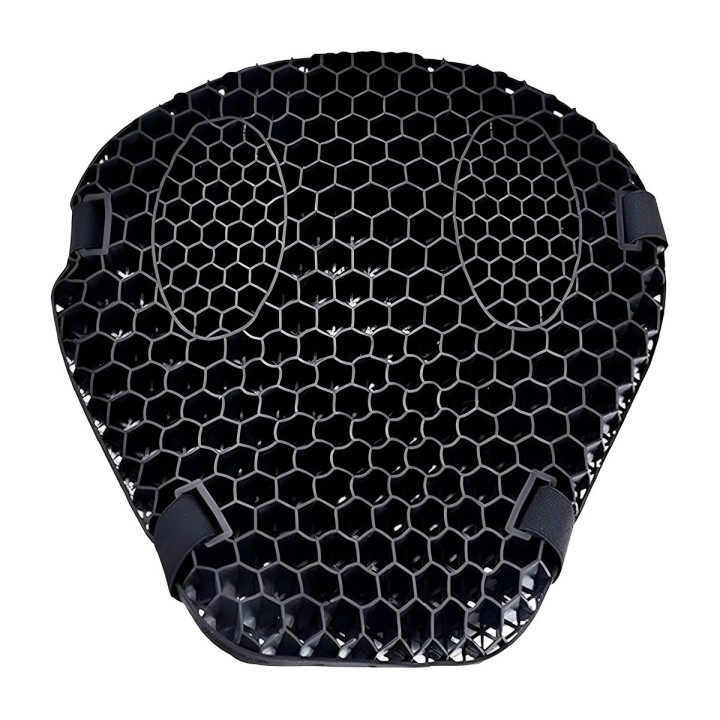 Cojin Asiento Moto Gel Siliconado Antiescaras Transpirable