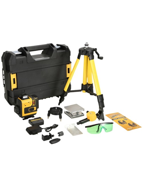 Nivel Laser Profesional 16 Lineas 4d Verde Autonivelante