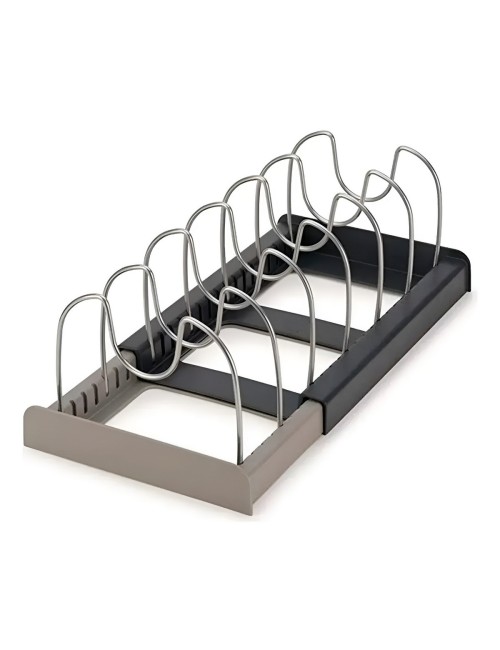 Organizador Estante Extensible Olla Tapas Sartenes Ajustable