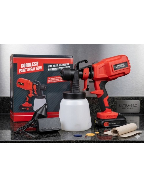 Pistola De Pintura Inalambrica Profesional 21v Pulverizador
