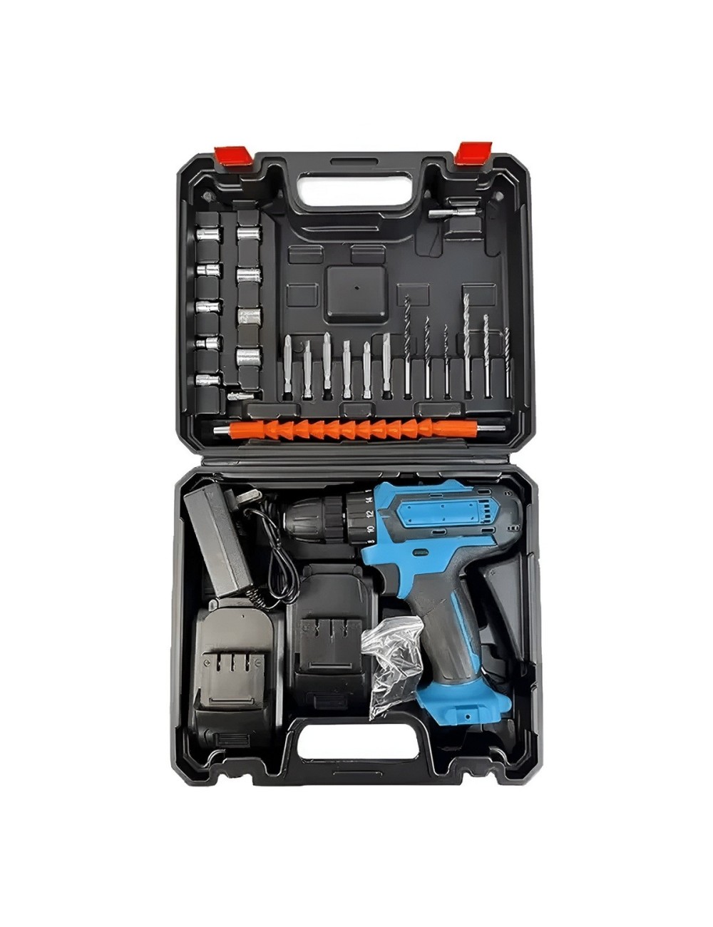 Taladro Inalambrico Atornillador Recargable Kit 2 Baterias