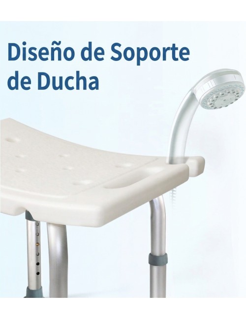 Silla Banco Para Ducha Baño Altura Ajustable Adulto Mayor