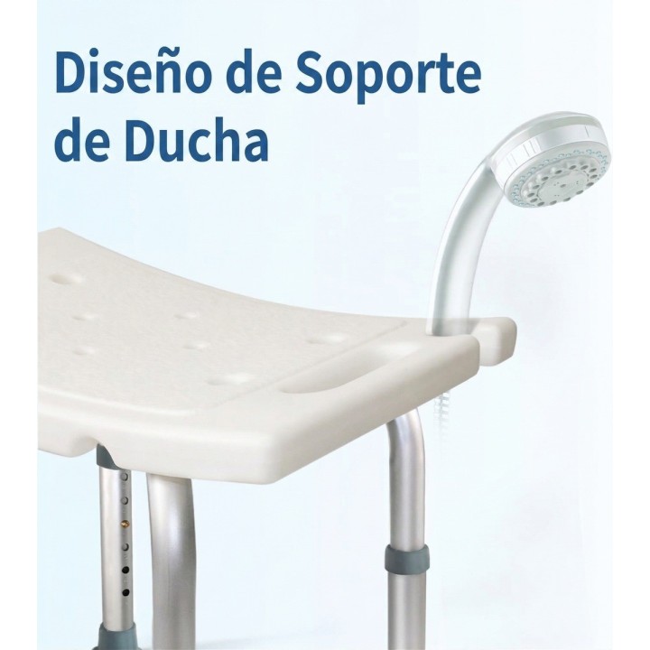 Silla Banco Para Ducha Baño Altura Ajustable Adulto Mayor