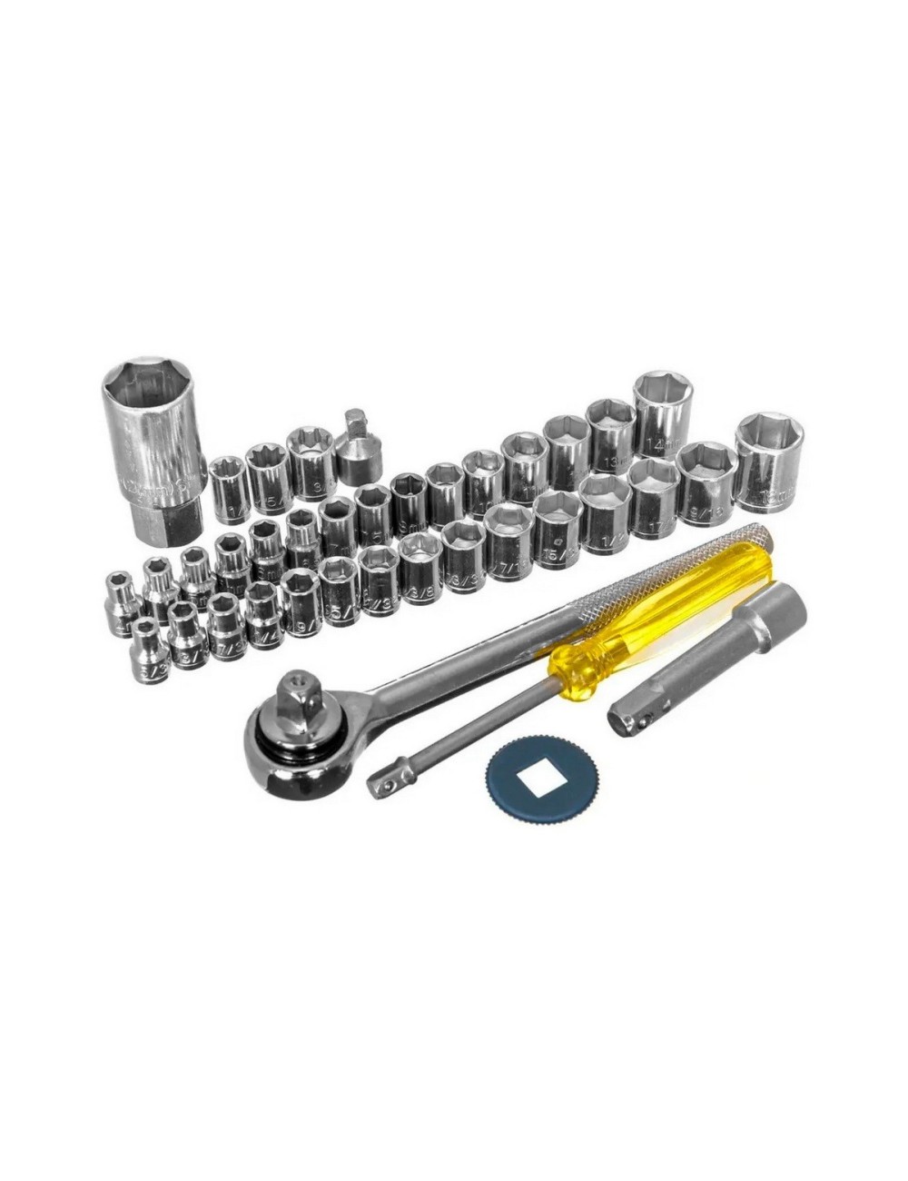 Set Kit Herramientas Copas Rachet 40 Piezas Estuche Maletin