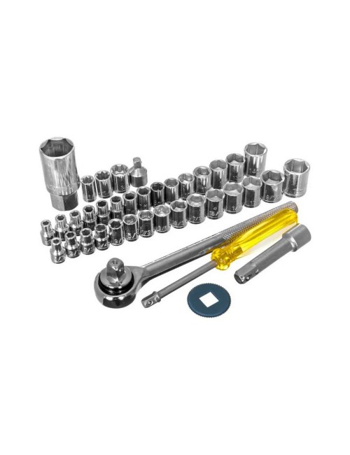 Set Kit Herramientas Copas Rachet 40 Piezas Estuche Maletin