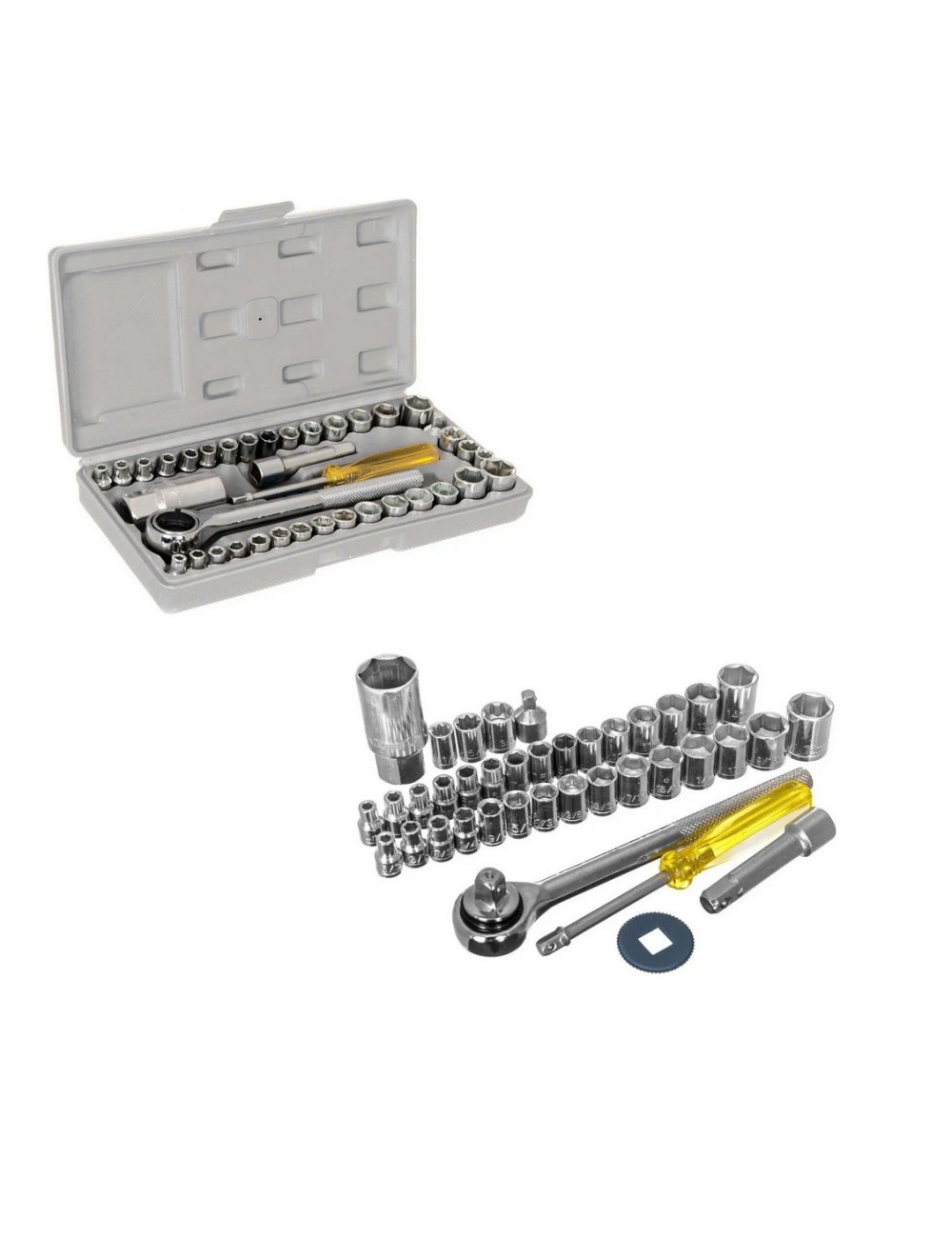Set Kit Herramientas Copas Rachet 40 Piezas Estuche Maletin