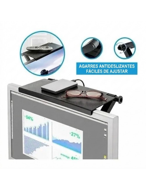 Repisa Soporte Estante Para Monitor Tv Decodificador Router