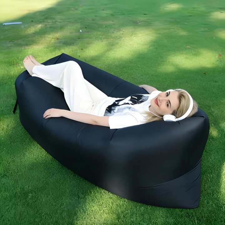 Sofa Inflable Lazy Bag Tumbona Portatil Camping Playa Jardin