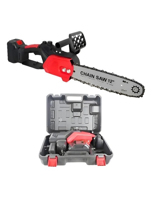Motosierra Inalámbrica 12 Pulgadas 48v Con 2 Batería+estuche