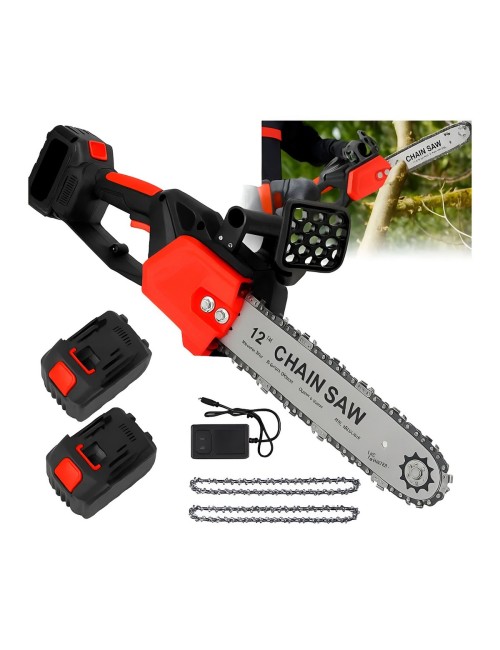 Motosierra Inalámbrica 12 Pulgadas 48v Con 2 Batería+estuche