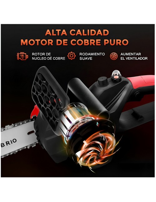 Motosierra Inalámbrica 12 Pulgadas 48v Con 2 Batería+estuche