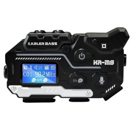 Intercomunicador Casco Moto Bluetooth Pantalla Led Kr-m8